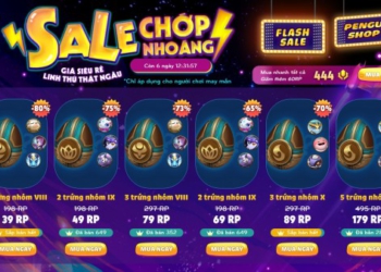 SALE CHỚP NHOÁNG TRỨNG LINH THÚ