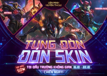 Tham gia “Đấu Trường Không Gian” – Tung đòn, Đón skin từ 16/10 đến 22/10