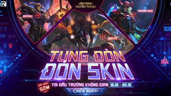Tham gia “Đấu Trường Không Gian” – Tung đòn, Đón skin từ 16/10 đến 22/10