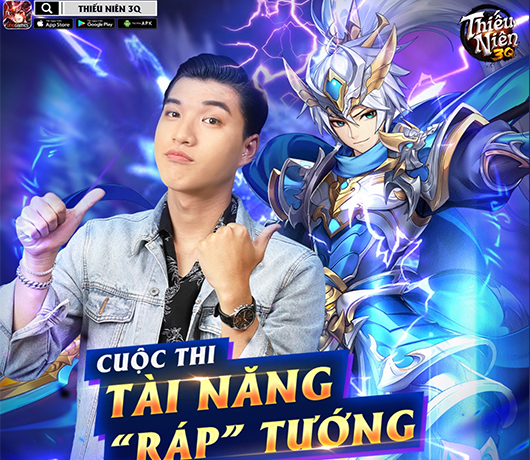Cuộc thi “Tài năng ráp tướng” cùng Hieuthuhai trên sóng livestream Thiếu Niên 3Q