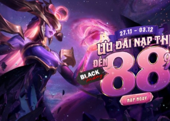 [Black Friday] Quy đổi RP – Nhận thêm đến 88% giá trị RP từ 00:30 27/11 đến 23:59 03/12