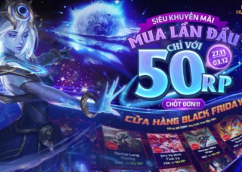 Tham gia “Cửa Hàng Black Friday” – Sở hữu trang phục siêu đẹp chỉ với 50 RP từ 10:00 27/11 đến 03/12