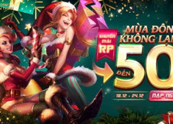Quy đổi RP – Nhận hoàn trả 50% giá trị từ 00:30 18/12 đến 23:59 24/12