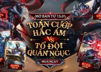 Mở bán nhóm trang phục Tổ Đội Quản Ngục / Toán Cướp Hắc Ám từ 15/01