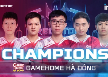 GameHome Hà Đông xác lập thành tích 3 lần liên tiếp vô địch giải đấu PUBG của Predator