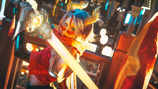 Bộ ảnh cosplay Fiora Niên Thú Nguyên Đán 2021 cực chất