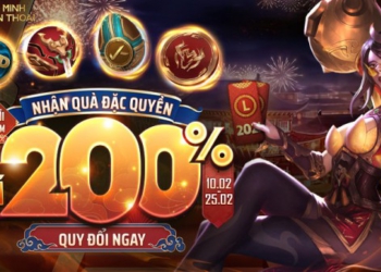 Quy đổi RP – Nhận quà đặc quyền Tân Sửu trị giá 200% từ 00:00 10/02 đến 23:59 25/02