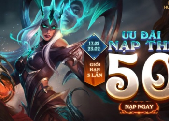 Quy đổi RP – Nhận thêm miễn phí 50% giá trị từ 00:30 17/02 đến 23:59 23/02