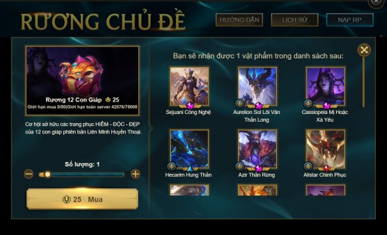 RƯƠNG 12 CON GIÁP