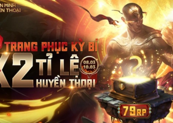 Mừng Quốc Tế Phụ Nữ 8/3 – Trang phục kỳ bí trở lại với x2 tỉ lệ trang phục Huyền Thoại chỉ 79 RP từ 8/3 đến 10/3