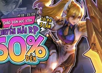 Quy đổi RP – Hoàn trả ngay 40 đến 60% giá trị từ 00:30 19/03 đến 23:59 25/03