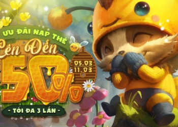 Quy đổi RP – Nhận thêm đến 50% giá trị từ 00:30 05/03 đến 23:59 11/03