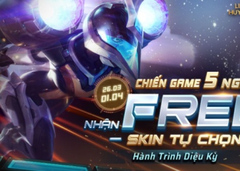 Tham gia “Hành Trình Diệu Kỳ” – Chiến game 5 ngày, nhận skin tự chọn miễn phí từ 26/03 đến 01/04