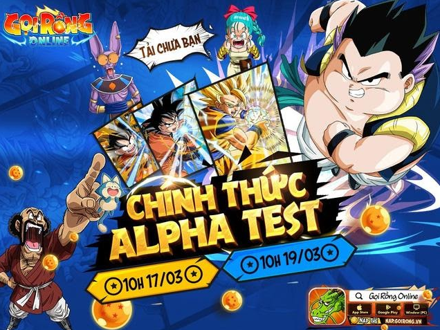 Hướng dẫn tải Gọi Rồng Online Alpha Test: 1 server, không mở nạp, tặng 6 Giftcode, đua TOP nhận cải trang vĩnh viễn