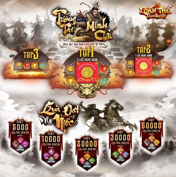 Loạn Thế Tam Quốc khai mở landing sự kiện, đính kèm “cơn bão” Giftcode cực xịn