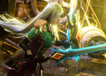 Bộ ảnh cosplay Leona Học Viện Chiến Binh cực ngầu