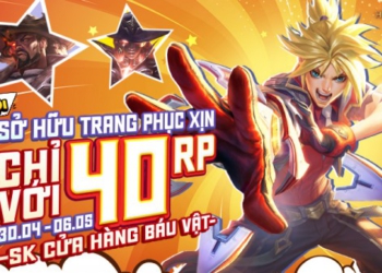 Tham gia “Cửa Hàng Báu Vật” – Sở hữu trang phục xịn chỉ với 40 RP từ 30/04 đến 06/05