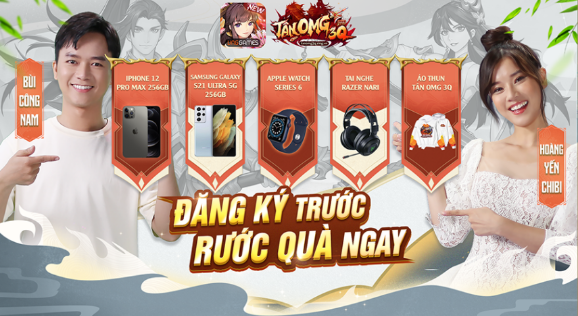 Tân OMG3Q VNG: Đăng ký trước, rước quà “khủng”
