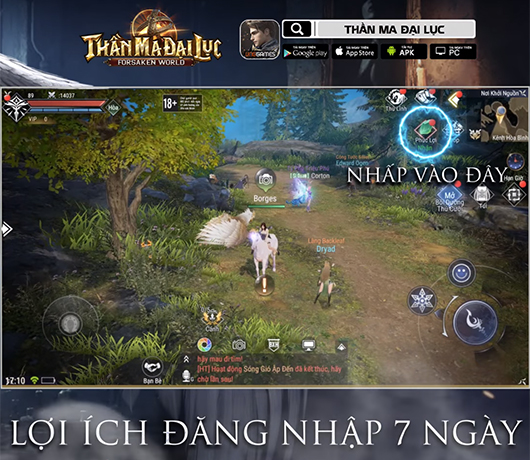 Nhận quà hot cùng Forsaken World: Thần Ma Đại Lục