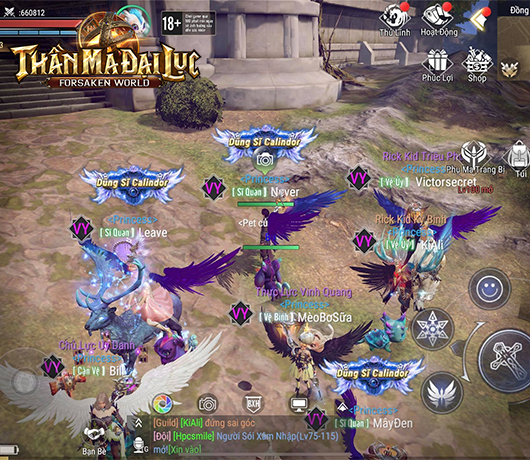 [Hướng dẫn] 9 hoạt động liên server ở Forsaken World: Thần Ma Đại Lục