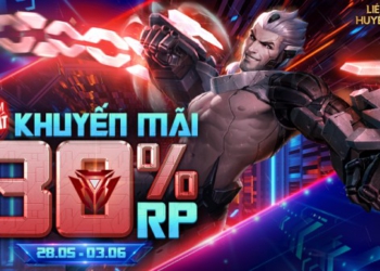 Quy đổi RP – Nhận khuyến mãi 30% giá trị cực kỳ hấp dẫn từ 00:30 28/05 đến 23:59 03/06