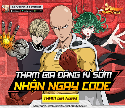 One Punch Man: The Strongest cho phép game thủ đăng ký tải trước