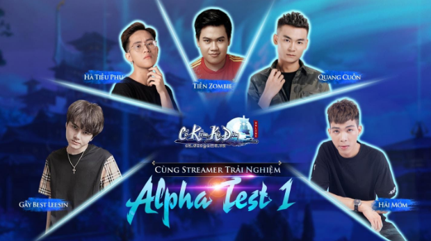 Nhiều streamer hot quy tụ ở đợt thử nghiệm Cổ Kiếm Kỳ Đàm Online