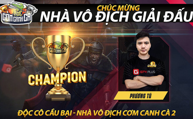 AoE Cơm Canh Cà lần 2: Độc cô cầu bại Phương Tú lên ngôi xứng đáng