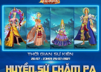 VLTK Mobile: Ngắm độ lộng lẫy của thiết kế ngoại trang độc quyền Huyền Sử Chăm Pa bản người thực