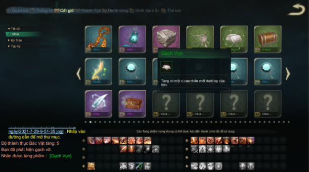 Game thủ Cổ Kiếm Kỳ Đàm chỉ điểm vị trí sưu tầm Tàng Phẩm cho cộng đồng