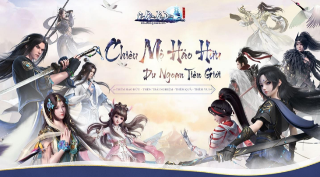 Chiêu mộ hảo hữu cùng du ngoạn Tiên Giới với Cổ Kiếm Kỳ Đàm Online
