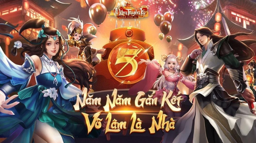 Mừng sinh nhật 5 tuổi, Võ Lâm Truyền Kỳ Mobile tổ chức sự kiện “thổi nến online”