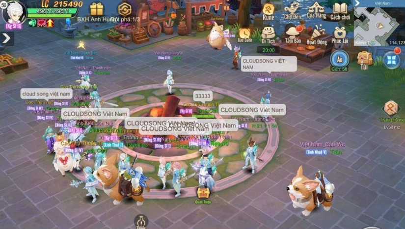 Cloud Song VNG: Game thủ thi nhau khoe Guild sang xịn mịn, cười ngất với những màn tấu hề có 1-0-2