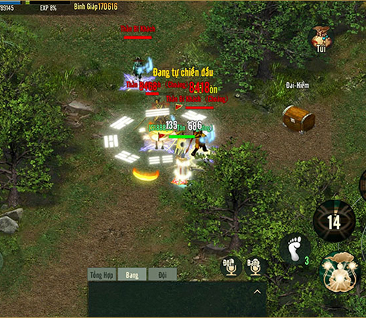 Chơi game sinh tồn theo kiểu Võ Lâm Truyền Kỳ 1 Mobile