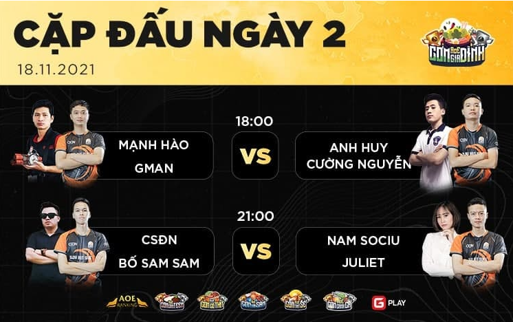 AoE Cơm Gia Đình lần 2 vòng 2: Chim Sẻ Đi Nắng chạm trán với chính phiên bản nữ của mình