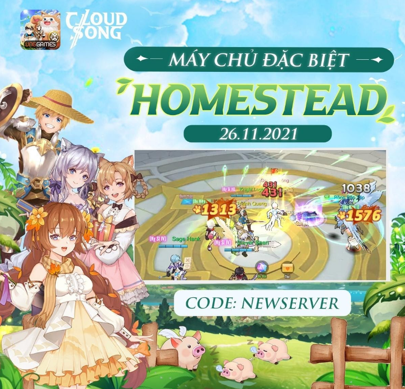 Cloud Song VNG mở server đặc biệt mừng phiên bản mới đầu tiên