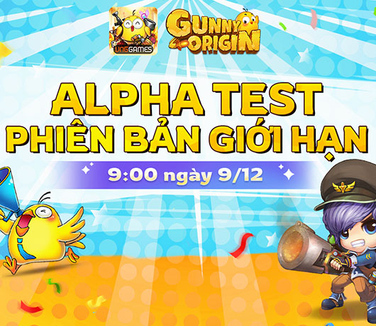 9:00 ngày 9/12 – Gunny Origin bắt đầu Alpha Test