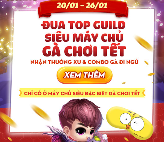 Server siêu đặc biệt “Gà Chơi Tết” khuấy động cộng đồng Gunny