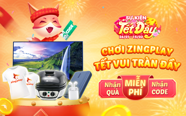 ZingPlay “chơi lớn” Tết Nhâm Dần: Game thủ cứ tham gia là có quà tặng