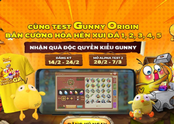 Gunny Origin mở Alpha Test 2 để game thủ trải nghiệm cường hóa đá 5 cấp