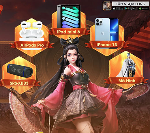 Đăng ký trải nghiệm Tân Ngọa Long nhận ngay iPhone 13 Pro Max