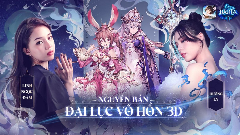 Linh Ngọc Đàm và Hương Ly tái xuất cùng Đấu La VNG: Đấu Thần Tái Lâm