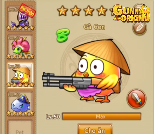 Gunny Origin giới thiệu hệ thống Pet huyền thoại đáng sở hữu
