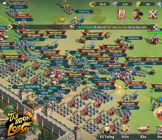 Công Thành Chiến – tính năng đang “đốt mắt” game thủ Tân Ngọa Long