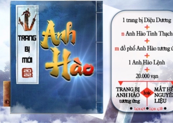 Võ Lâm Truyền Kỳ: Ra mắt bộ trang bị mới Anh Hào – Danh chấn bát phương