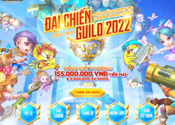 Khởi tranh Đại Chiến Guild 2022 – Giải đấu khủng nhất Gunny PC với tổng giải thưởng đến 155 triệu VND