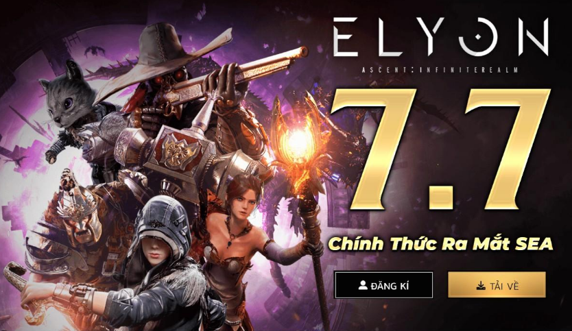 Elyon SEA – siêu phẩm MMORPG hành động thế giới mở chính thức ra mắt hôm nay.