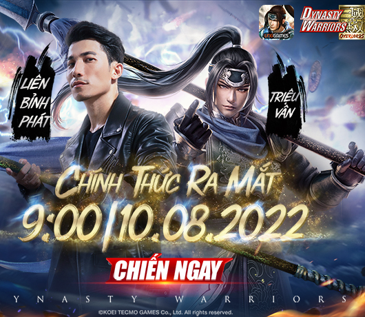 9:00 ngày 10/8 – Dynasty Warriors: Overlords chính thức ra mắt