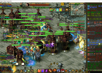 Chiến trường Mạnh Tân chật kín người ngày ra mắt máy chủ mới Thiên Y Cung