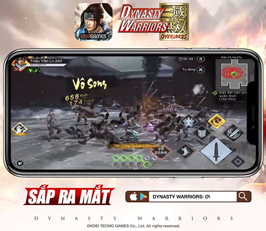 10/8 – Trải nghiệm trọn vẹn lối chơi Liên Trảm của Dynasty Warriors: Overlords trên nền tảng mobile